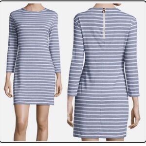 Never Used! Sail to Sable Blue and White Striped Short Sleeve Dress.